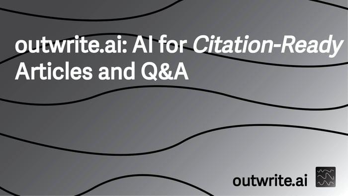 outwrite.ai: AI for Citation-Ready Articles and Q&A
