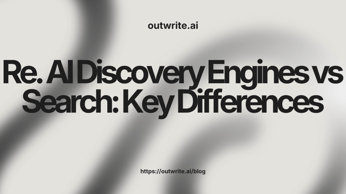 AI Discovery Engines vs Search: Key Differences